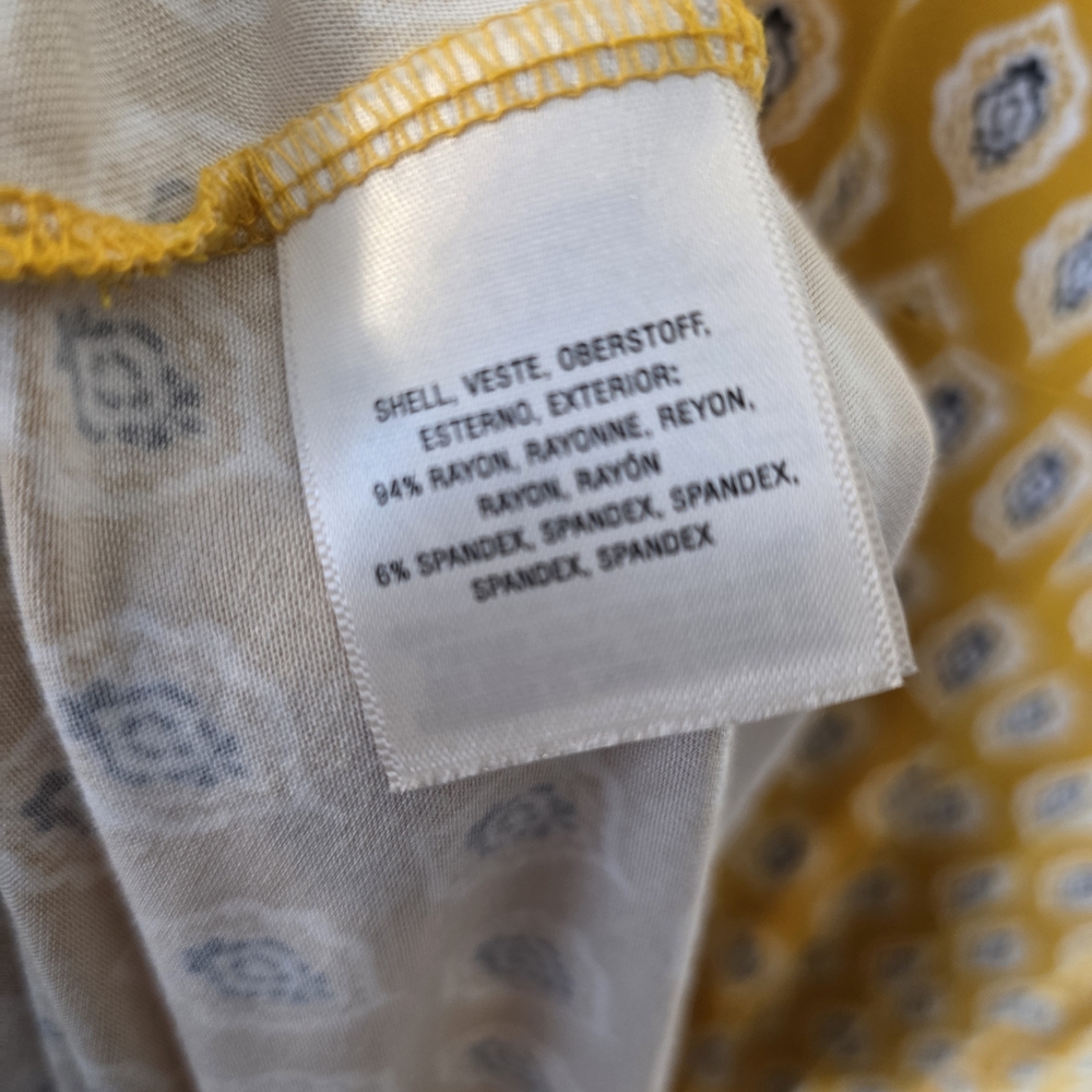 Anthropologie Maeve Palais Swing dress in Yellow/gold Soft and stretchy Size XS - Picture 9 of 16